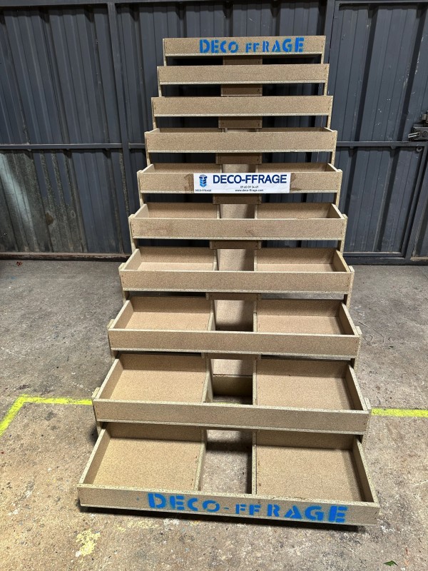 Coffrage pour escalier crémaillère droit avec limon central à Eygalières dans les Alpilles