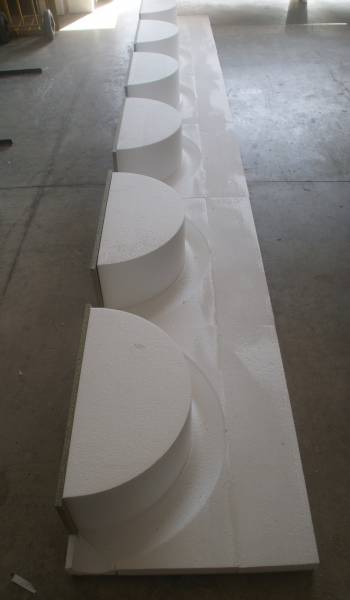 pleins cintres polystyrène sur la Cote Bleue