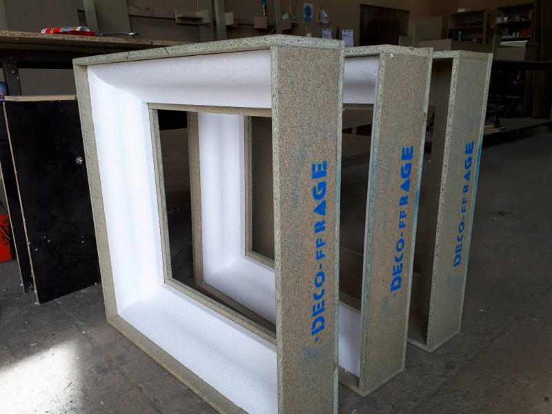 coffrages de chapiteaux de poteaux d'entrée 13680