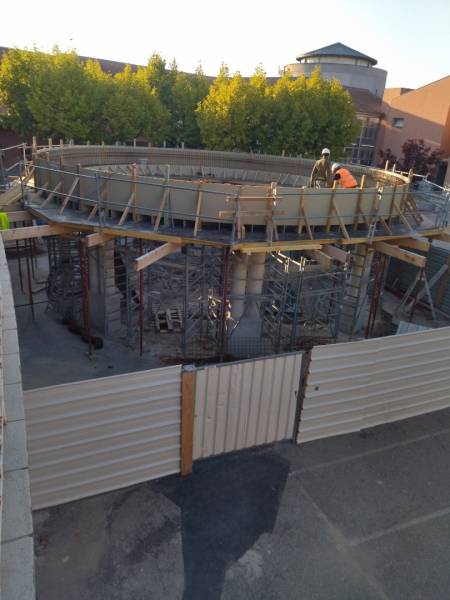 coffrages sur-mesure forme arrondie  à Hyères dans le Var