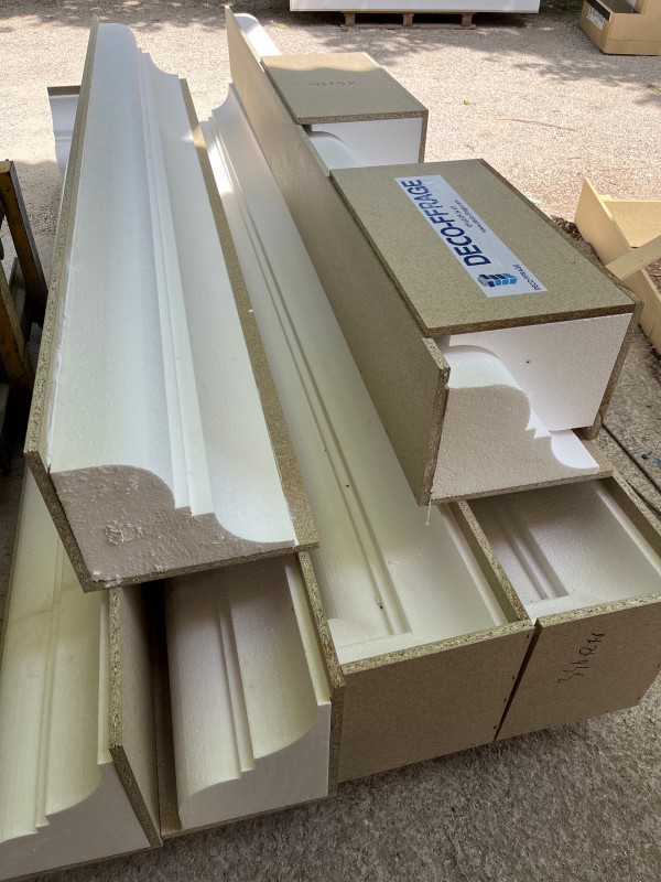 coffrages de corniches bois et polystyrène dans els Bouches du Rhône 13680