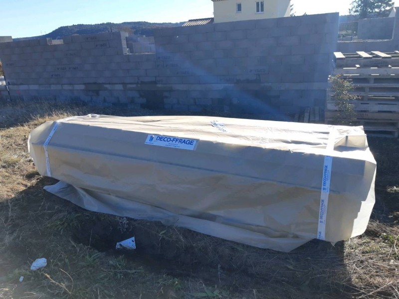 coffre demi-linteau pour volet roulant en Camargue