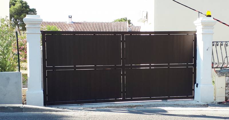 coffrages pour poteaux de portail Sausset les Pins 13